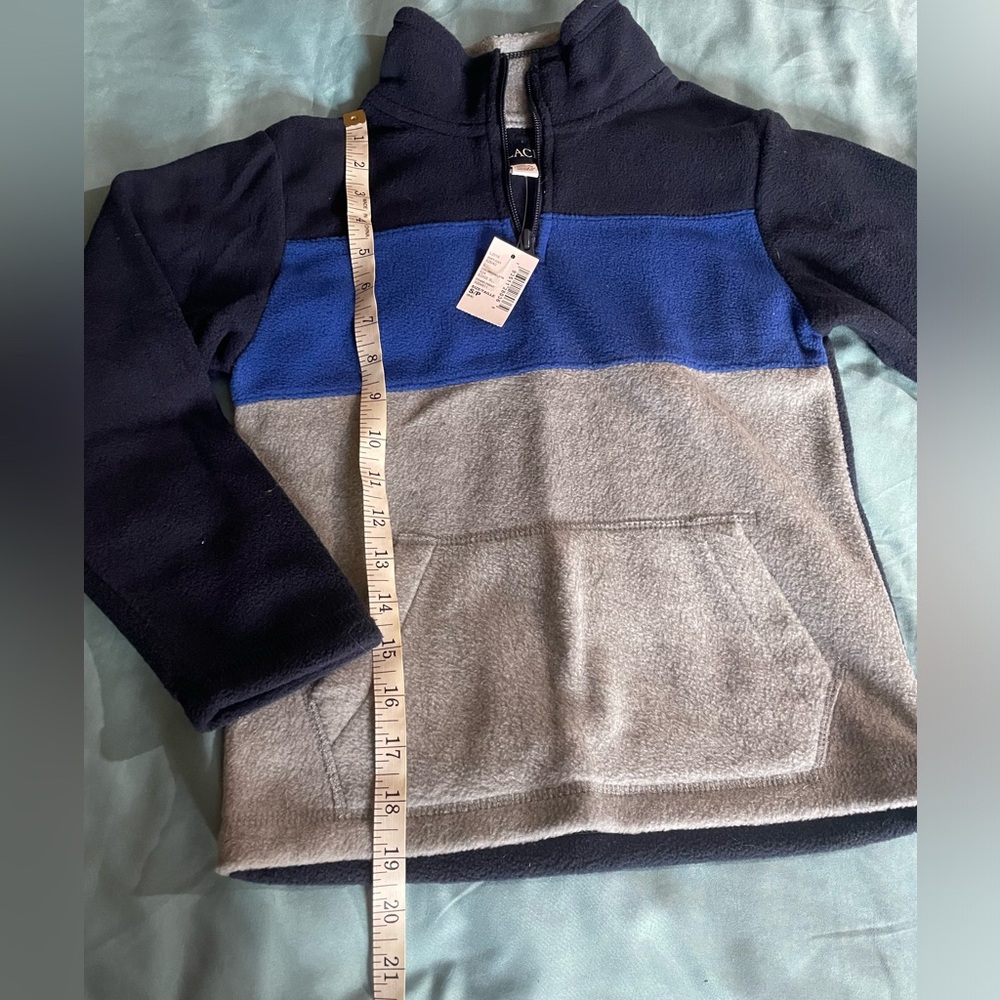 NWT boys fleece 1/4 zip sweater